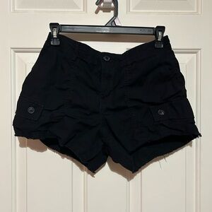 Black Cargo Shorts